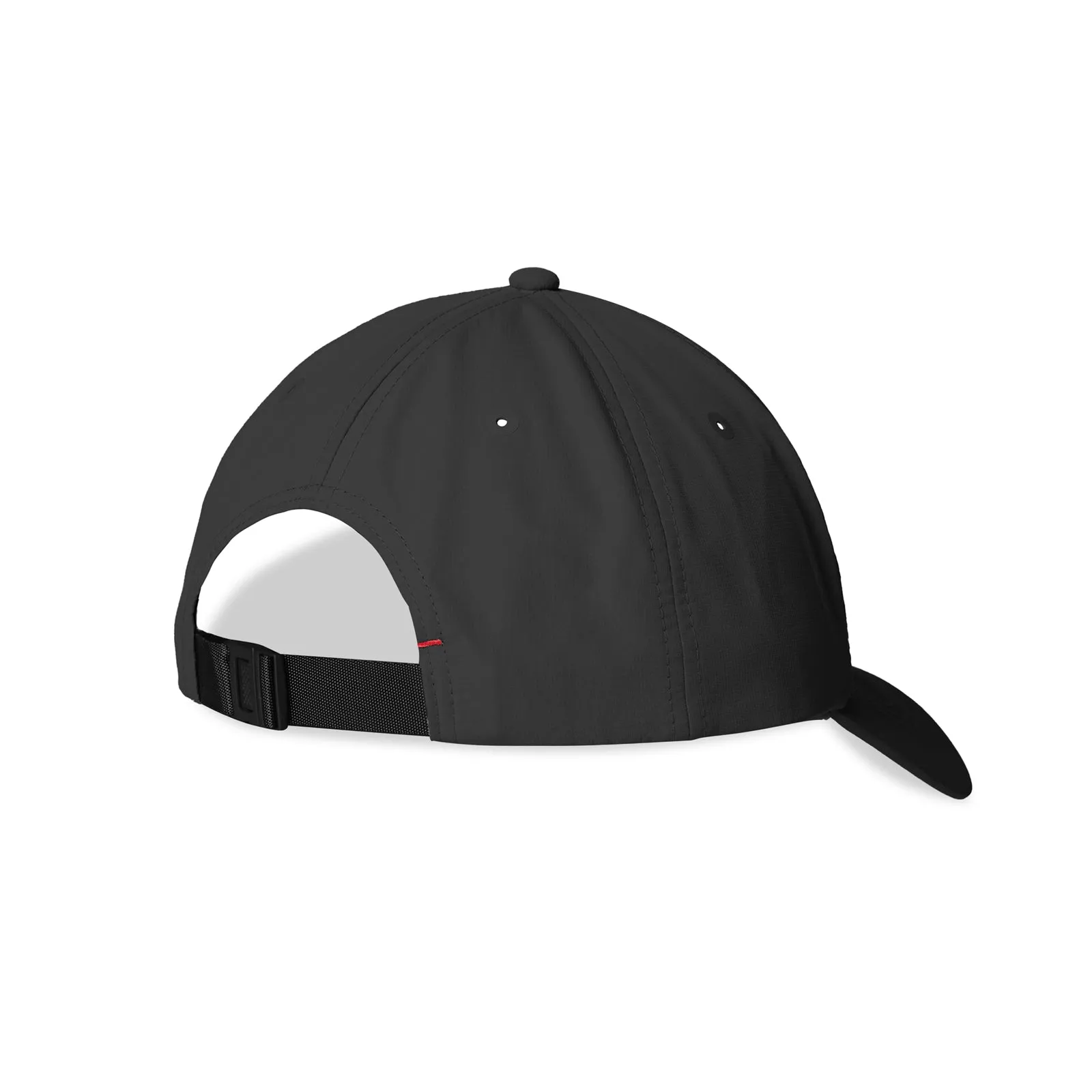 0816. Hybrid Sport Cap - Black/Black "Wings"