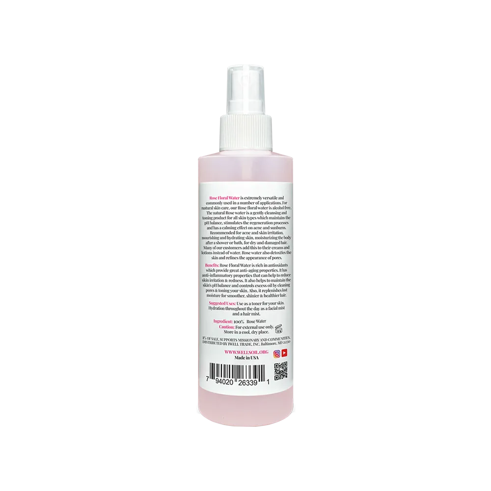 100% Natural Rosewater