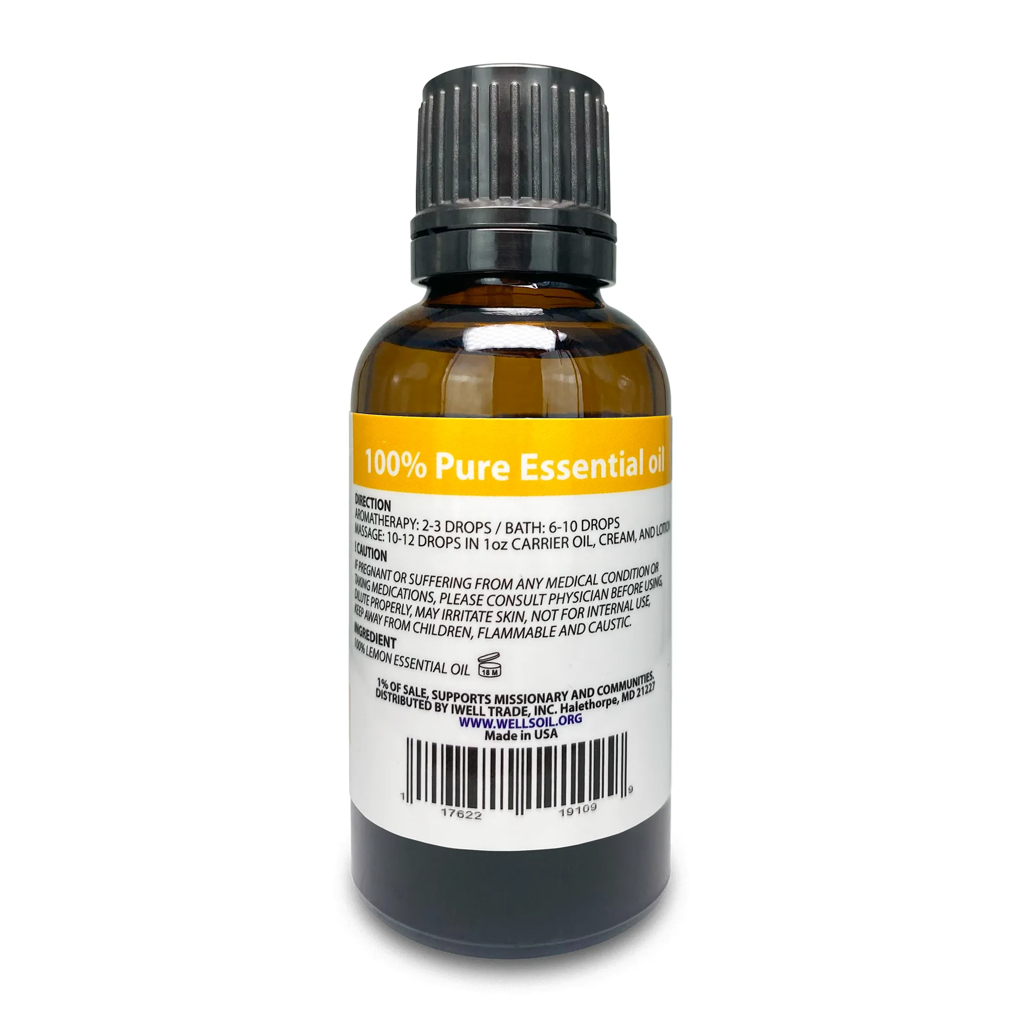 100% Pure Essential Oil 1oz Lemon