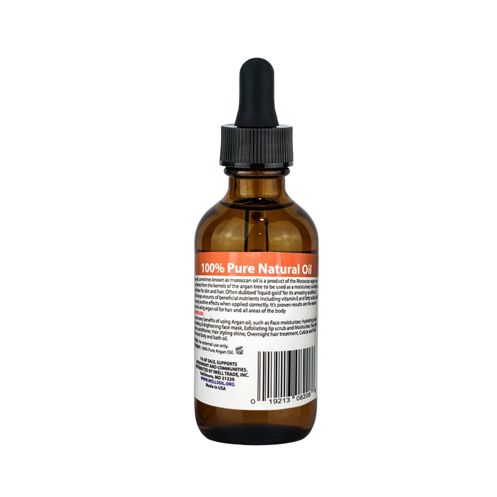 100% Pure Natural Carrier Oil | Argan | 2 fl. oz.