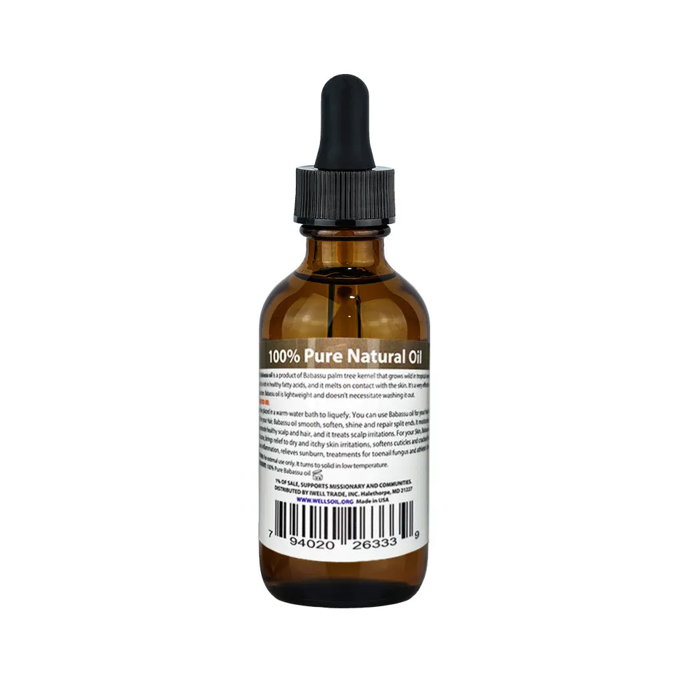 100% Pure Natural Carrier Oil | Babassu | 2 fl. oz.