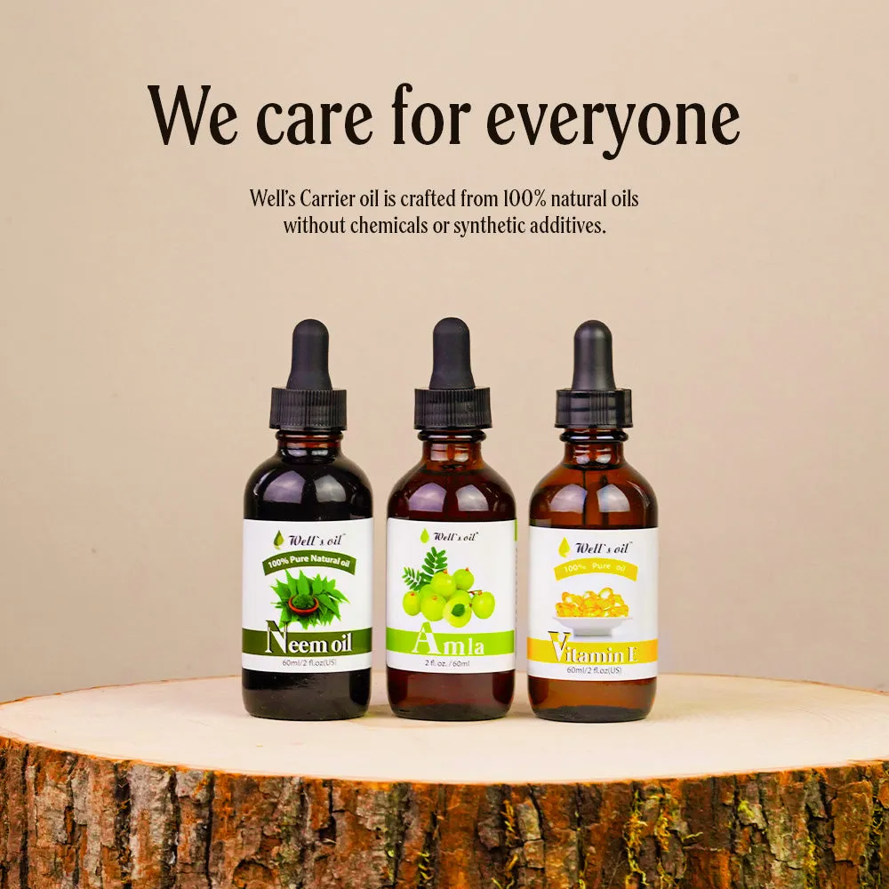 100% Pure Natural Carrier Oil | Vitamin E | 2 fl. oz.