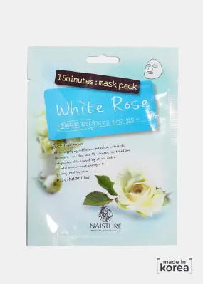 15-Minute Facial Mask - White Rose