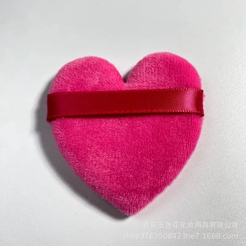 1pc Heart Shaped Powder Puff