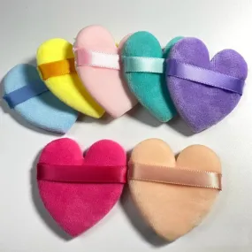 1pc Heart Shaped Powder Puff