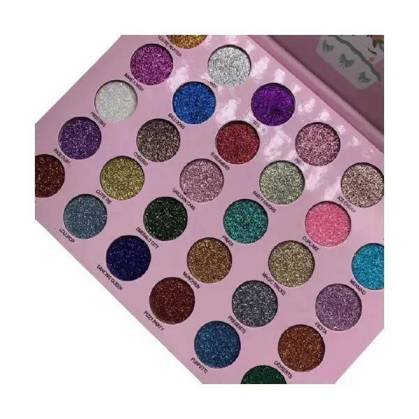 30 Colors Glitter Eyeshadow Palette High Quality Glitter Eyeshadow Palette for Makeup