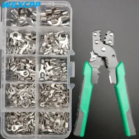 320pcs 0.5-4mm Square Boxed,Crimp Terminal Pliers,Cold-Pressed Terminal