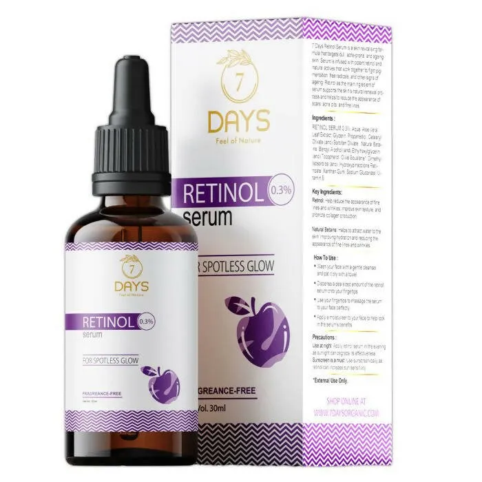 7 Days Organic Retinol Serum for Face