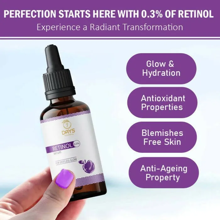 7 Days Organic Retinol Serum for Face