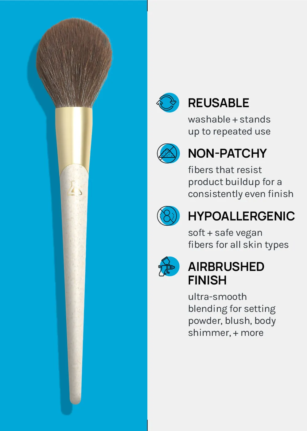 a2o Lab Ready Set Powder Brush