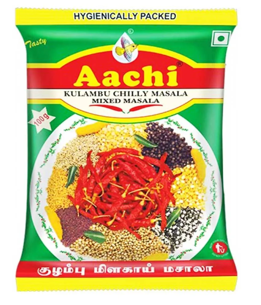 AACHI KULAMBU CHILLI POWDER (MIXED MASALA) 100GM