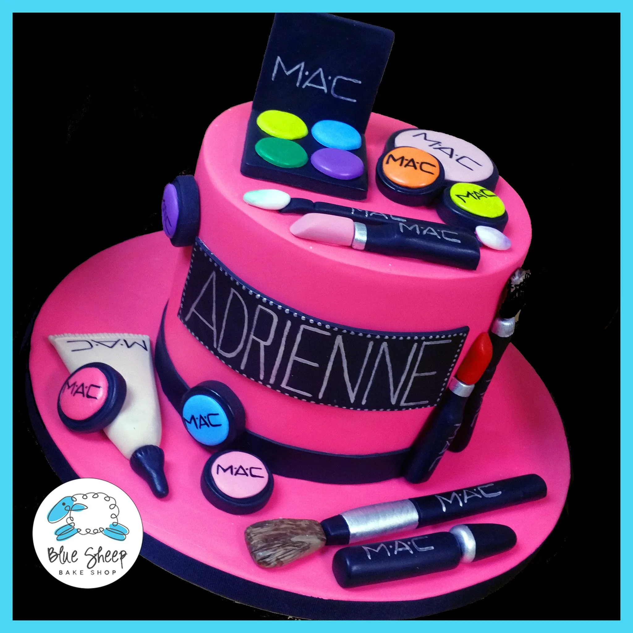 Adrienne's MAC Makeup Birthday Cake