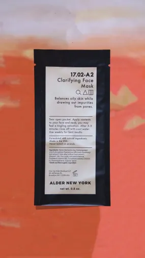 Alder Clarifying Face Mask