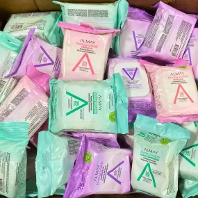 Almay Biodegradable Wipes Mix (50  Pcs Lot)