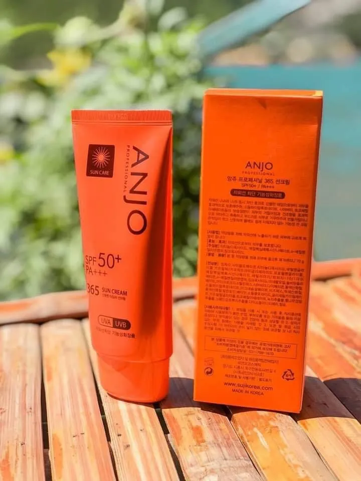 Anjo Professional 365 Sun Cream 70g SPF 50 PA    Sunscreens Facial Sunblock non-sticky moisturizing