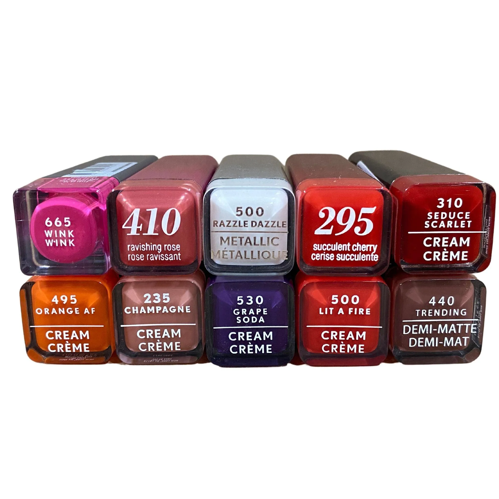 Assorted Covergirl lipsticks (50 Pcs Box)