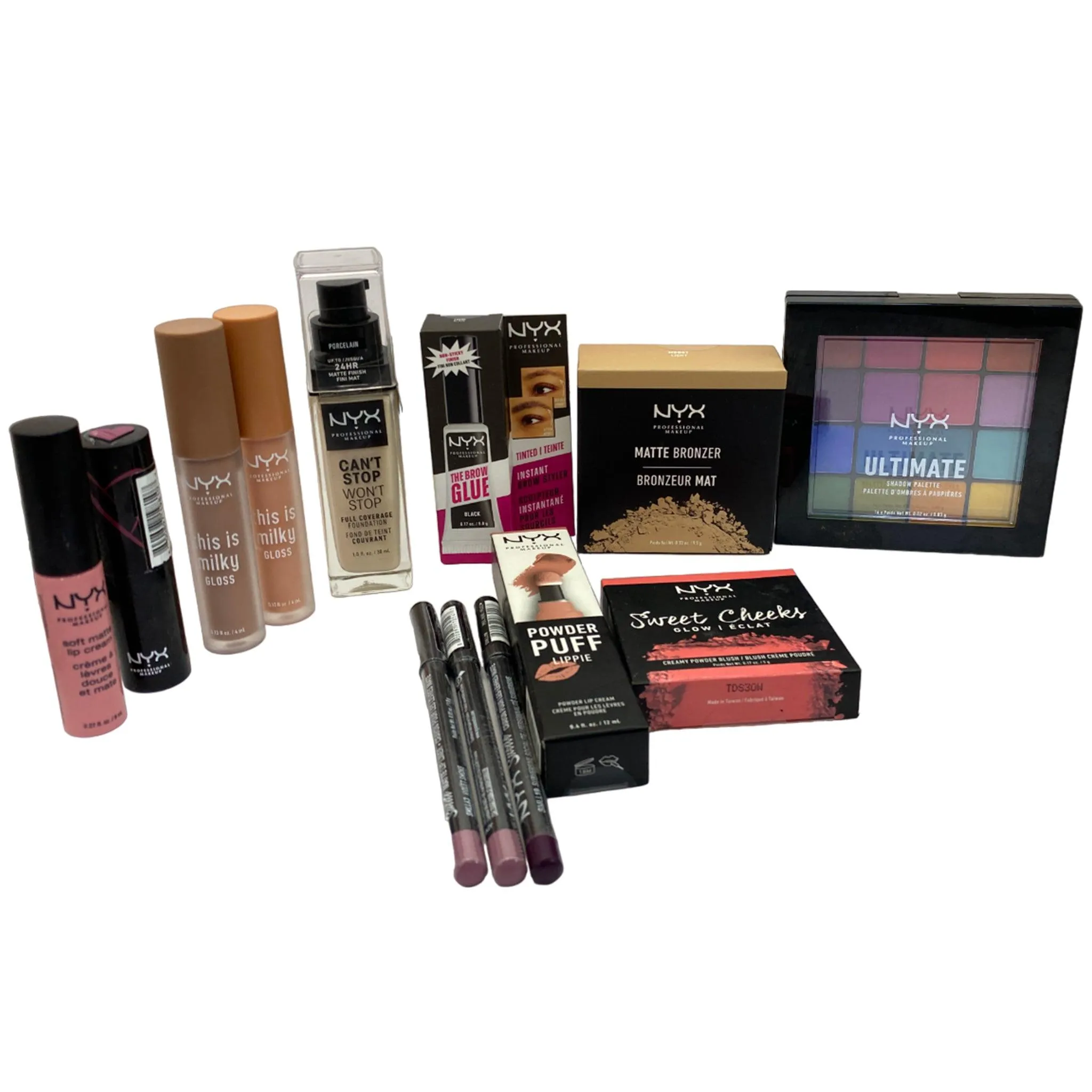 Assorted NYX Makeup Products (50 Pcs Box)