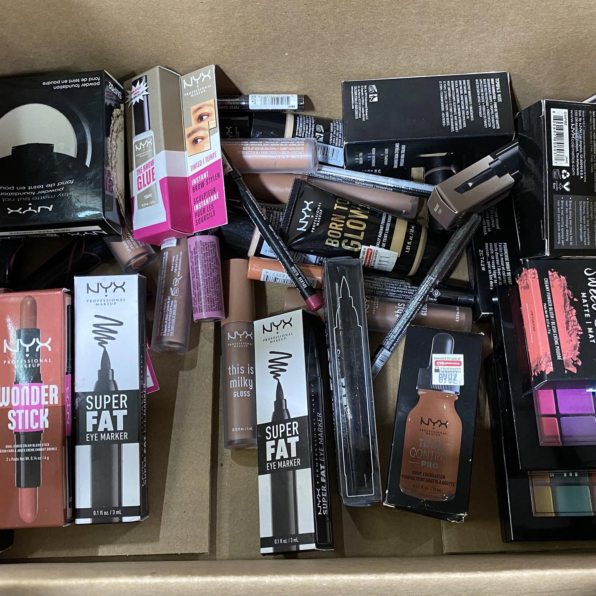 Assorted NYX Makeup Products (50 Pcs Box)