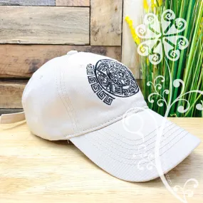 Aztec Calendar Embroider Cap