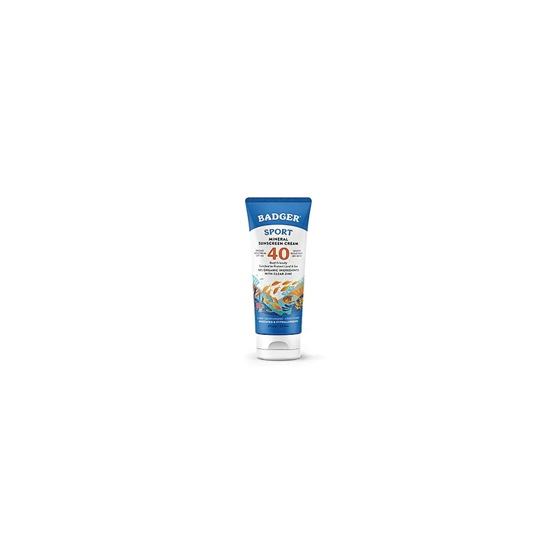 Badger Sport Mineral Sunscreen Cream - SPF 40