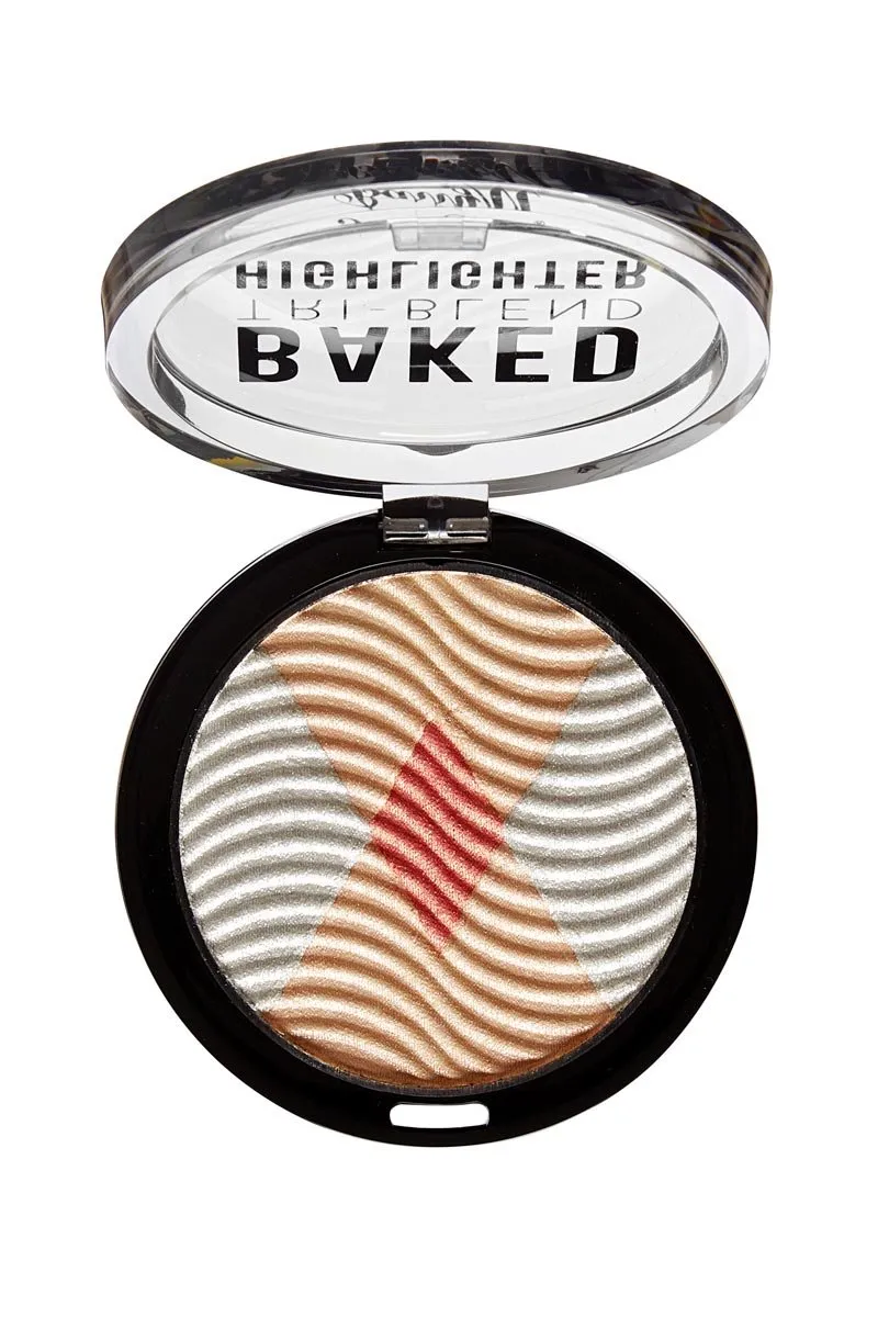 Barry M Baked Tri-Blend Highlighter - Silver Solstice