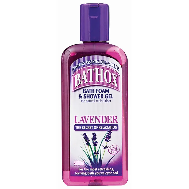 Bathox Lavender Bath & Showergel, 500ml