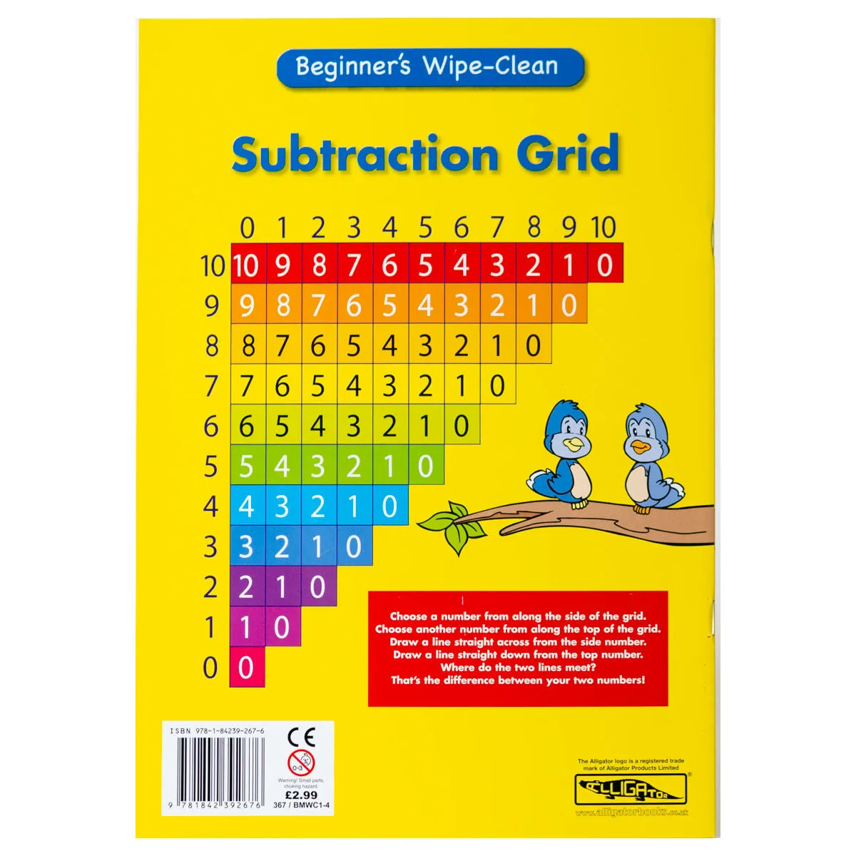 Beginner's Wipe-Clean Subtraction Book