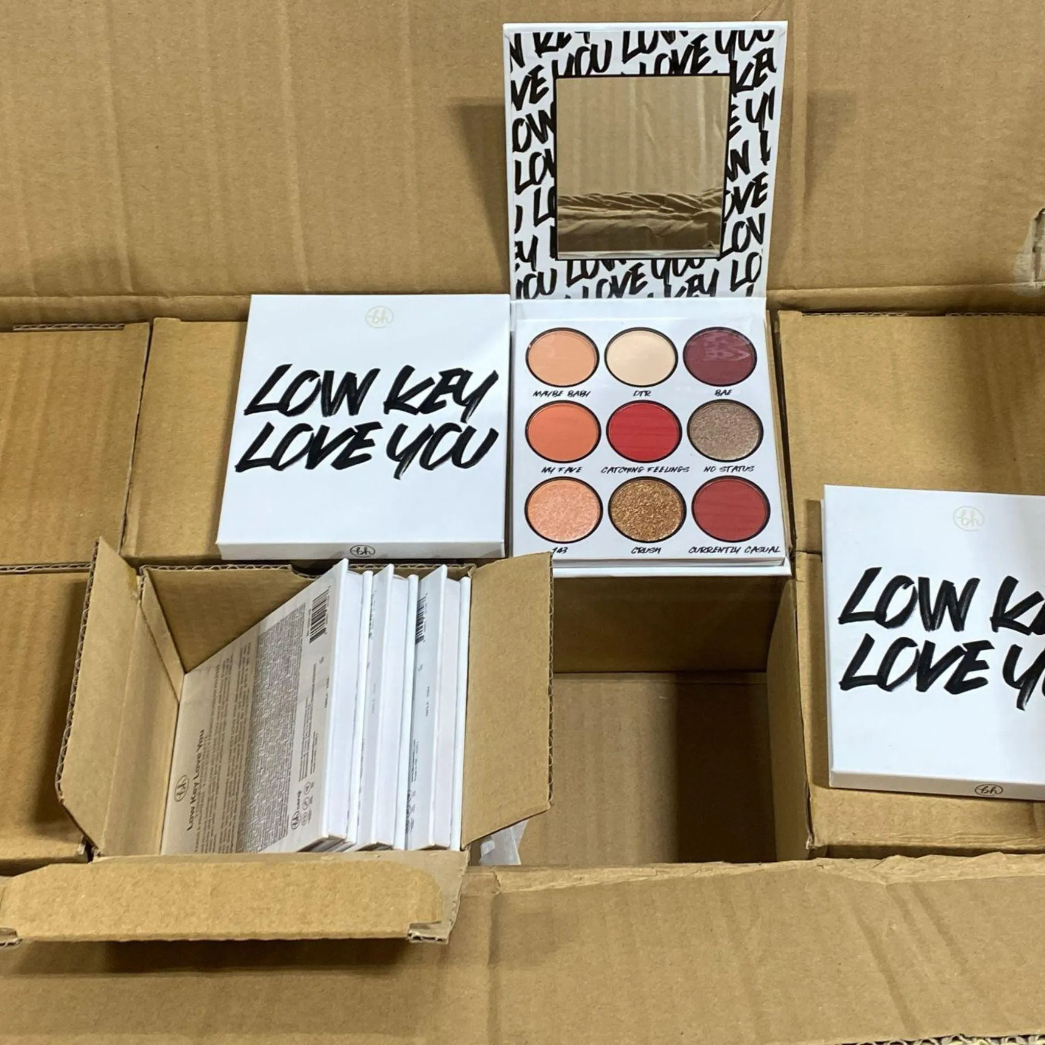 BH Cosmetics Low Key Love You 9 Color Shadow Palette (48 Pcs Lot)