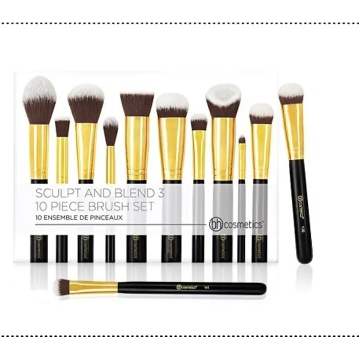 BH Cosmetics Sculpt And Blend 3 - 10 Piece Brush Set