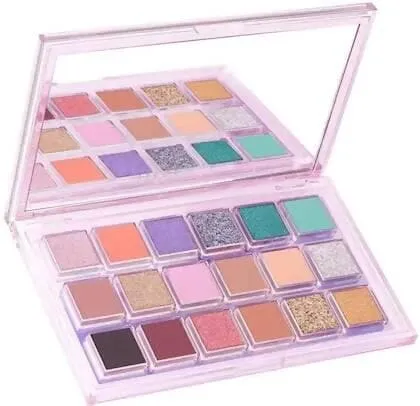 Bingeable High Pigmentation 18 Colors Rose Eye Shadow Palette with 18 Multi colors Eye Shadow Palette (Multicolor) (Pack of 2)