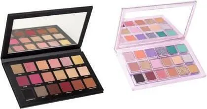 Bingeable High Pigmentation 18 Colors Rose Eye Shadow Palette with 18 Multi colors Eye Shadow Palette (Multicolor) (Pack of 2)