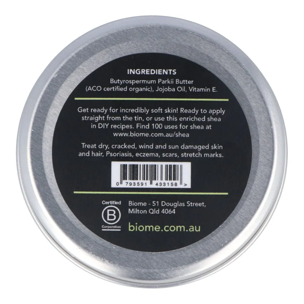 Biome Organic Shea Butter Enriched with Jojoba and Vitamin E 80g