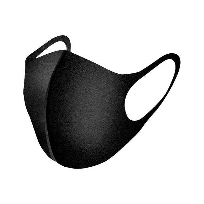 Black Unisex Washable & Reusable Fashion Face Mask Mouth Cover