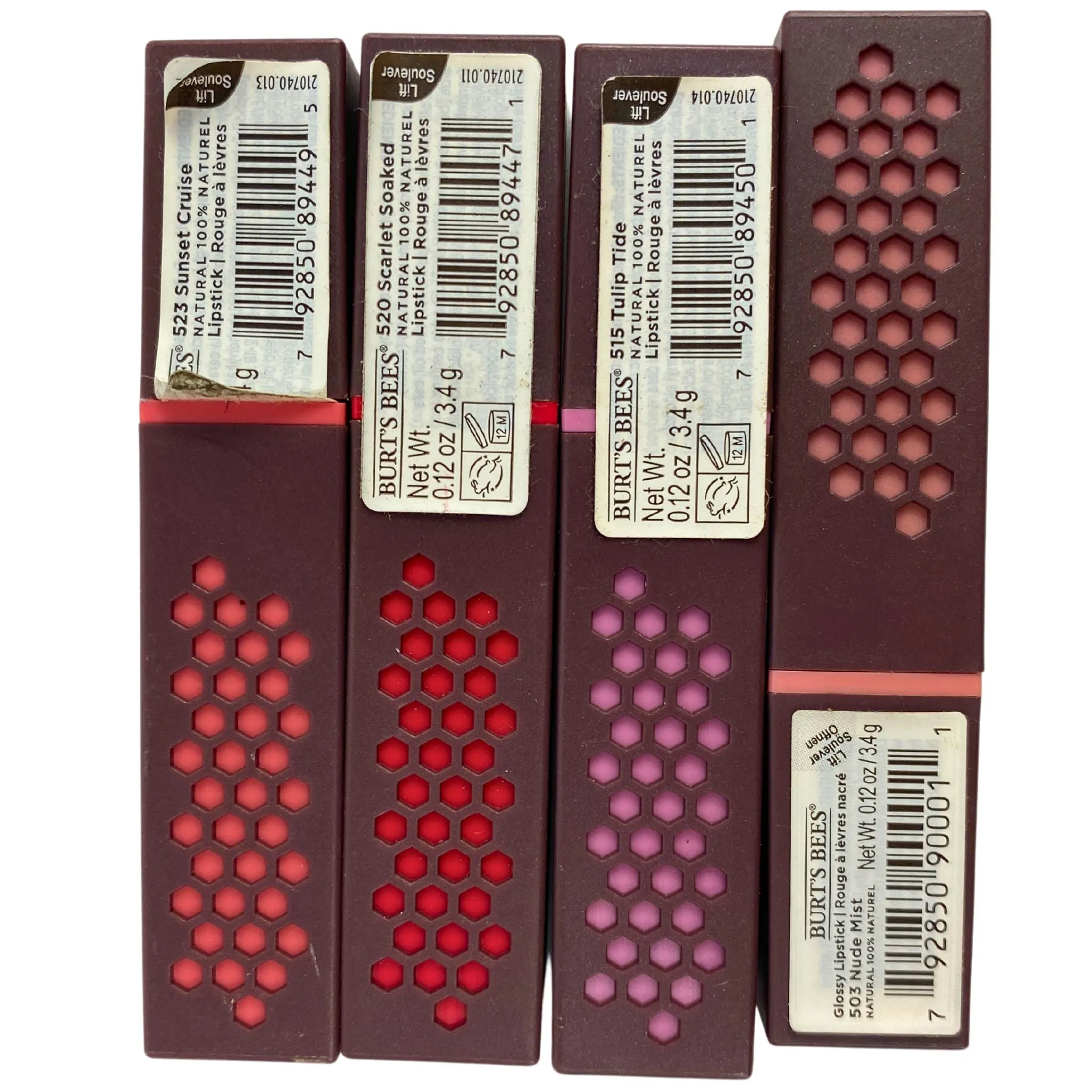 Burts Bees Lipstick Mix (60 Pcs Lot)