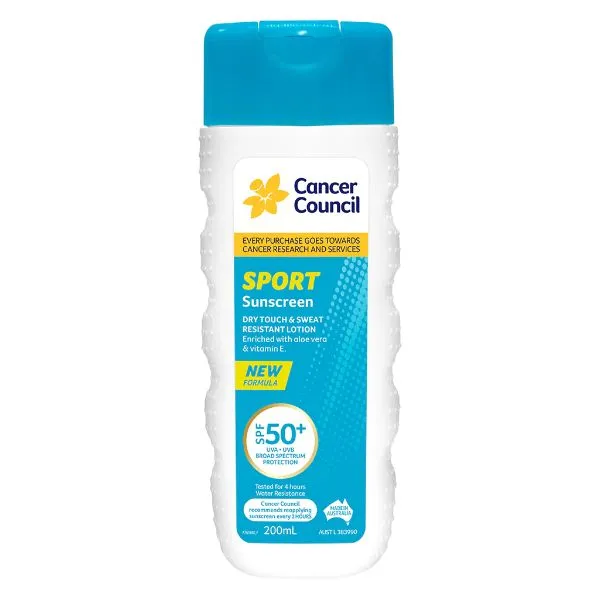 CANCER COUNCIL - Sport Dry Touch Sunscreen SPF50 