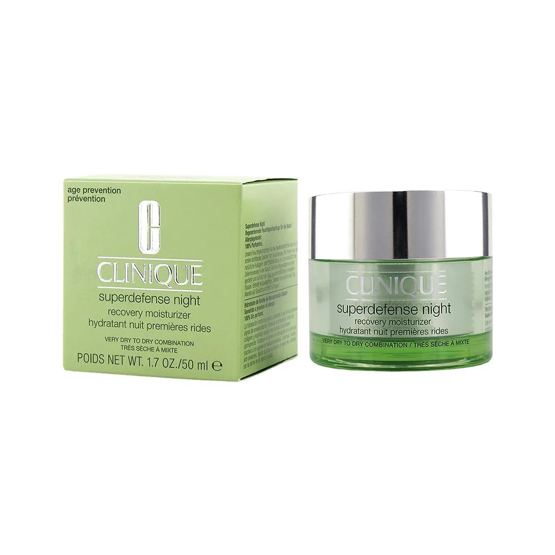 Clinique Superdefense Night Recovery Moisturizer - Combination Very Dry To Dry