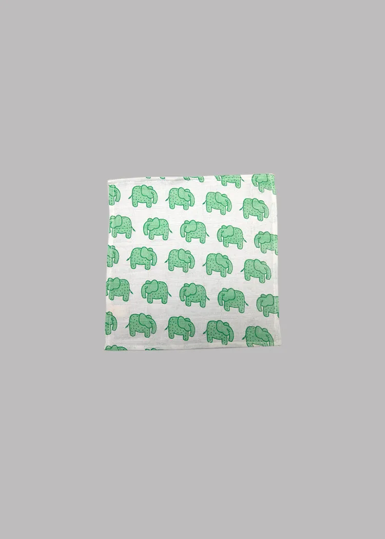 Cloth Organic Baby Wipe - Haathi March