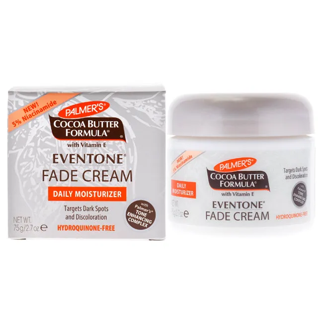 Cocoa Butter Eventone Fade Cream by Palmers for Unisex - 2.7 oz Cream