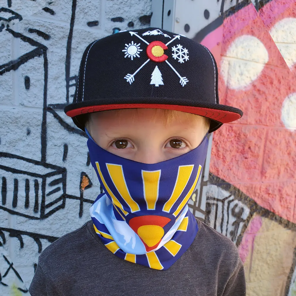 Colorado Sunset KIDS Tube Mask