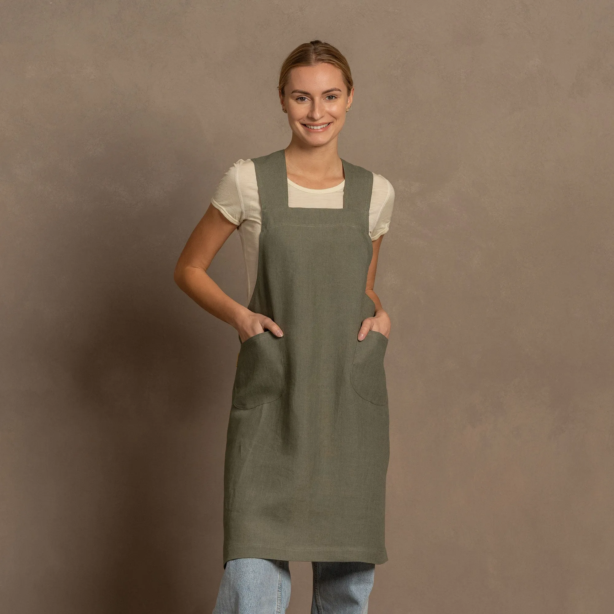 Cross-Back Japanese Apron