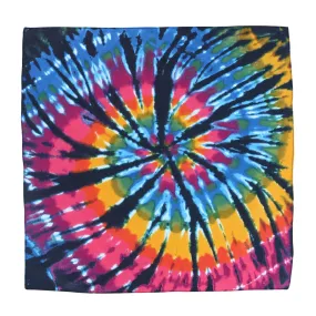 CTM® Cotton Dark Storm Tie-Dye Bandana