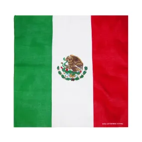 CTM® Cotton Mexican Flag Bandana