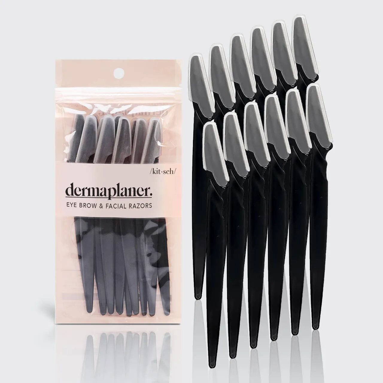 Dermaplaner 12 pack - Black/KITSCH