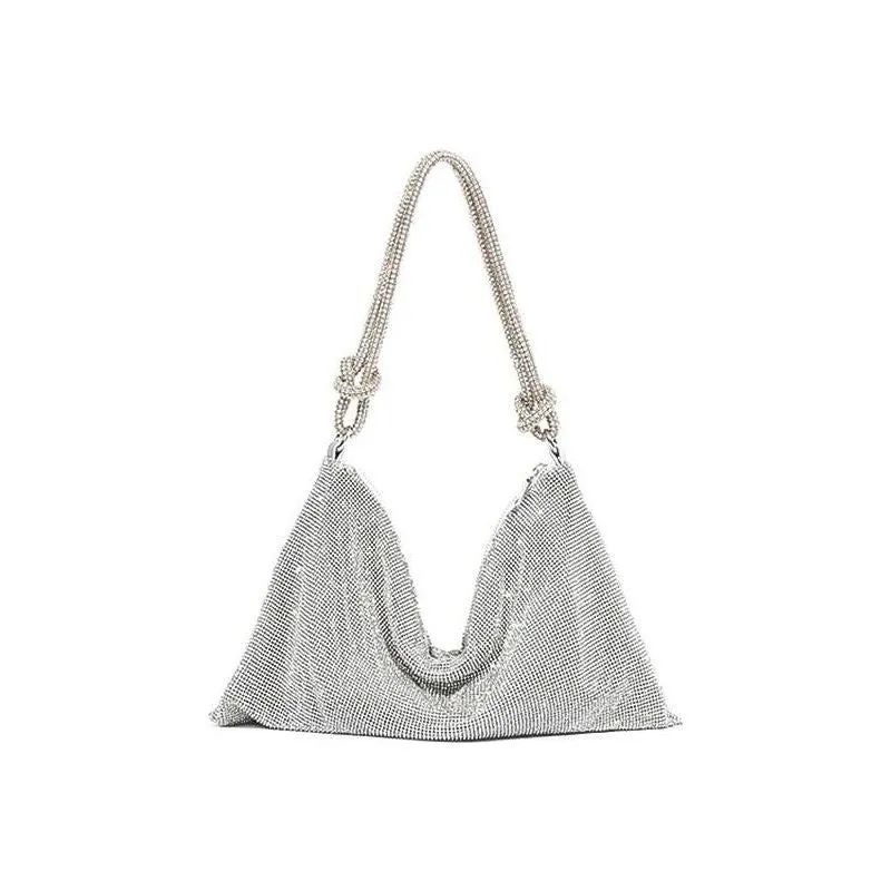 Dynamite Slouch Purse - Silver