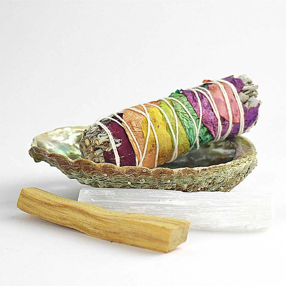 Energy Clearing Chakra Smudge Kit