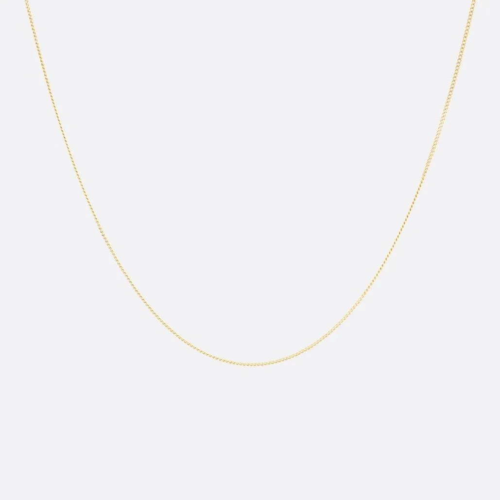 Fine Curb Chain in 10k Gold