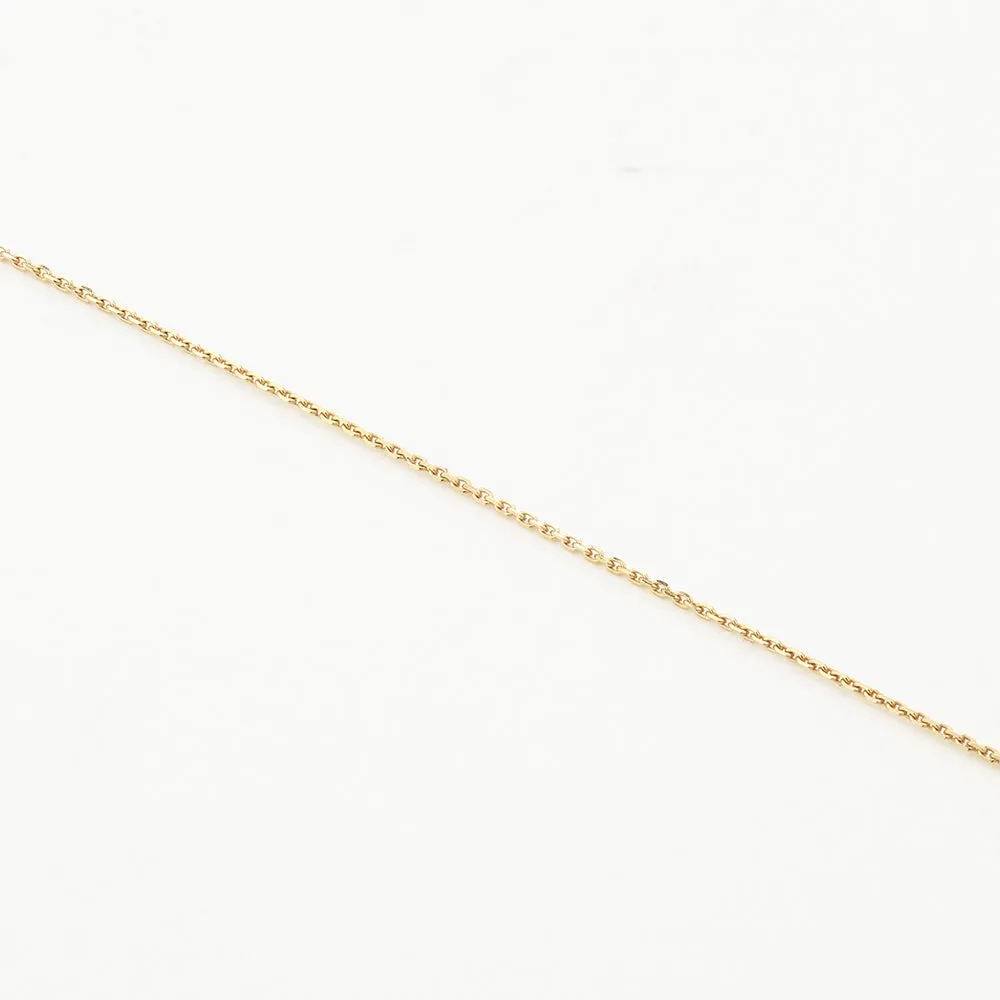 Fine Diamond Cut Cable Chain in 10k Gold