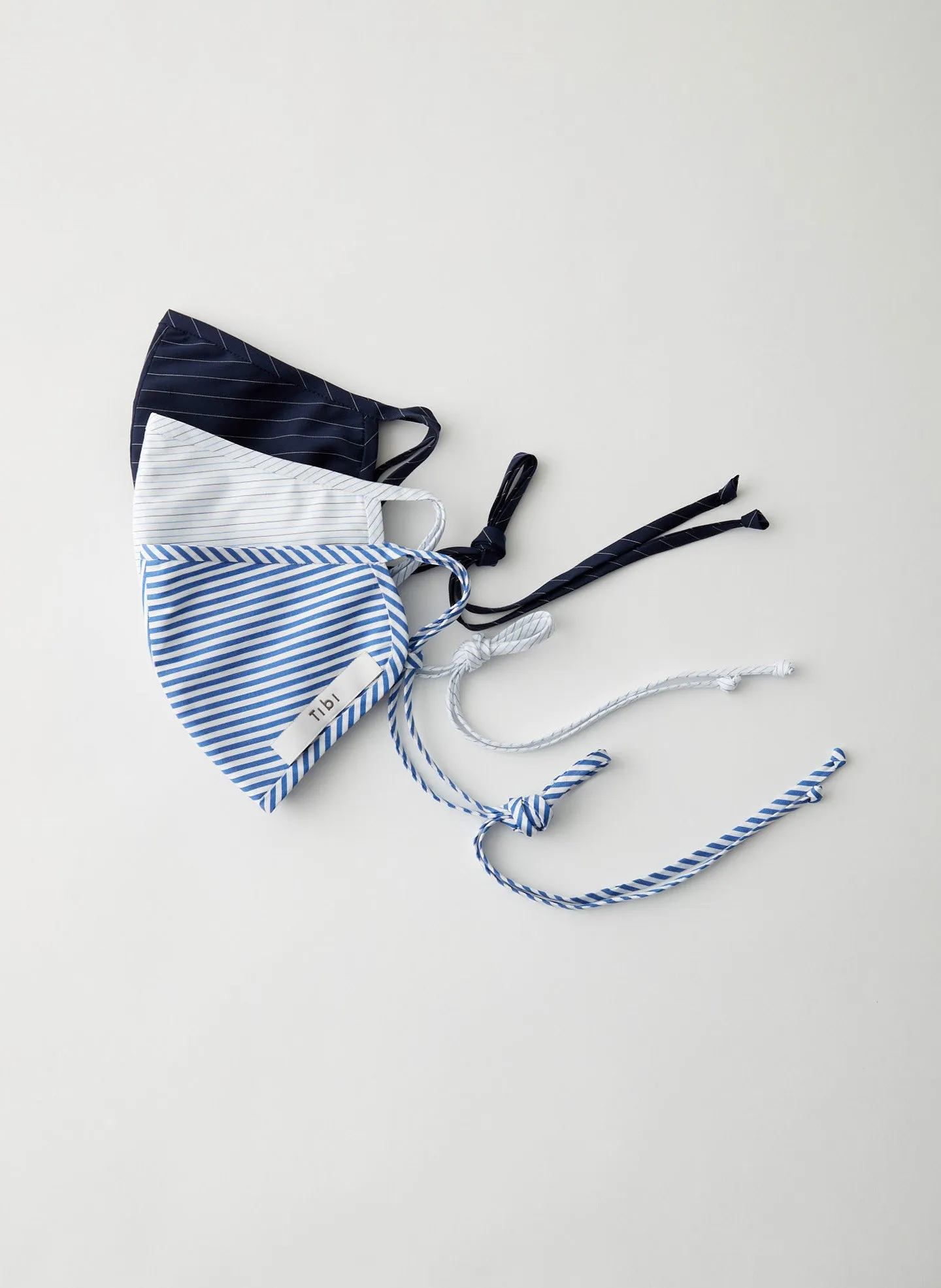 Finn Twill Stripe Tie Mask