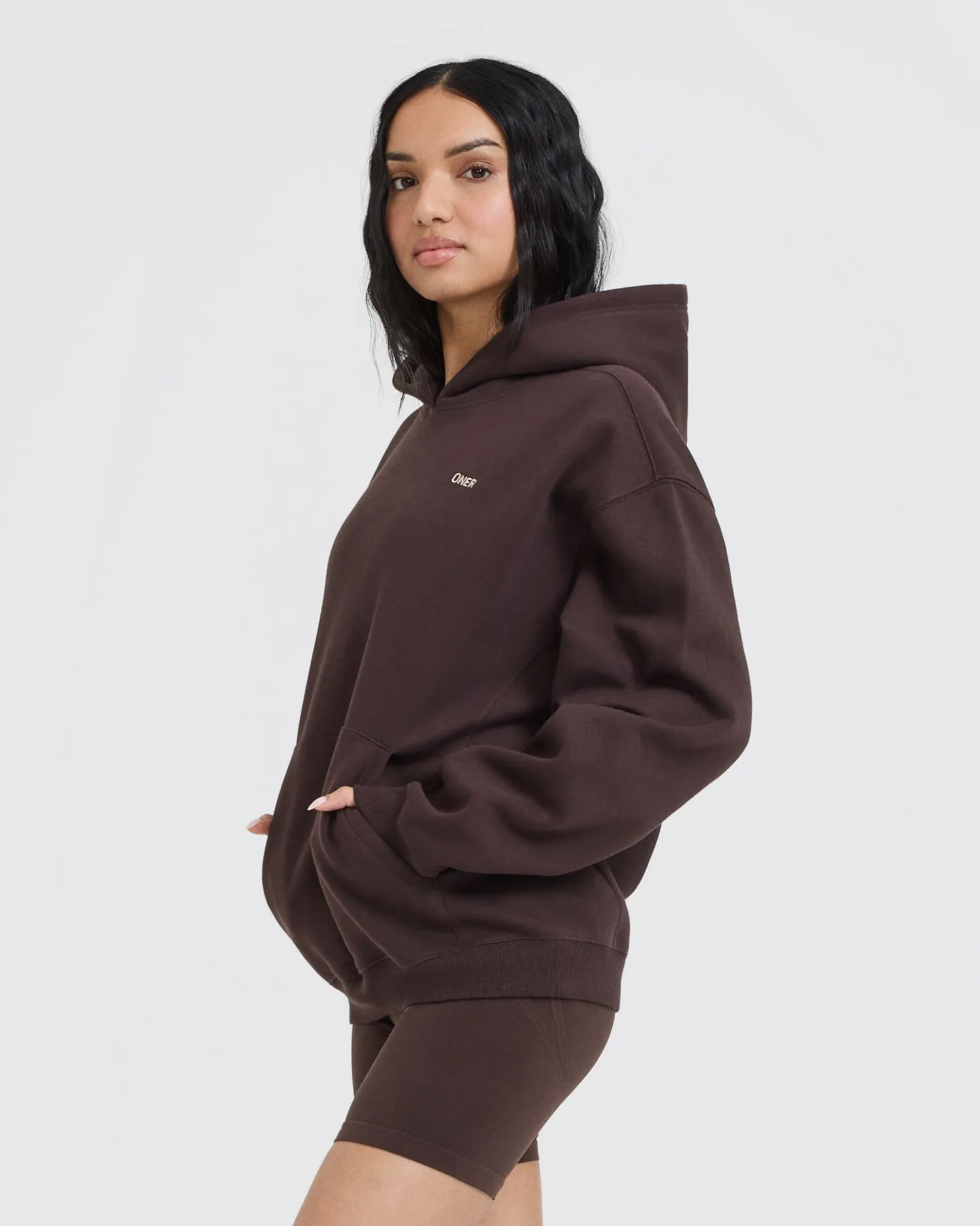 Foundations Hoodie | Plum Brown