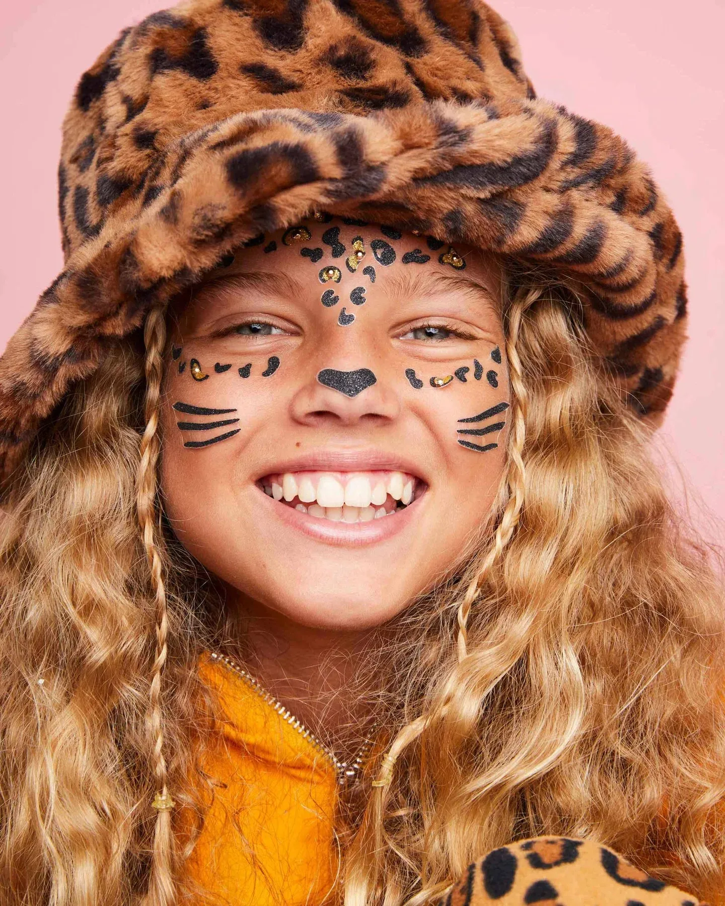 Gem Makeup Face Stickers Cheetah/Leopard